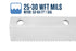 Seymour Midwest - Easy Squeegee™ avec lame de 25-30 WFT mils de 26'' ||79866 - Ceramed