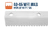 Seymour Midwest - Easy Squeegee™ avec lame de 40-45 WFT mils de 18'' ||79868 - Ceramed