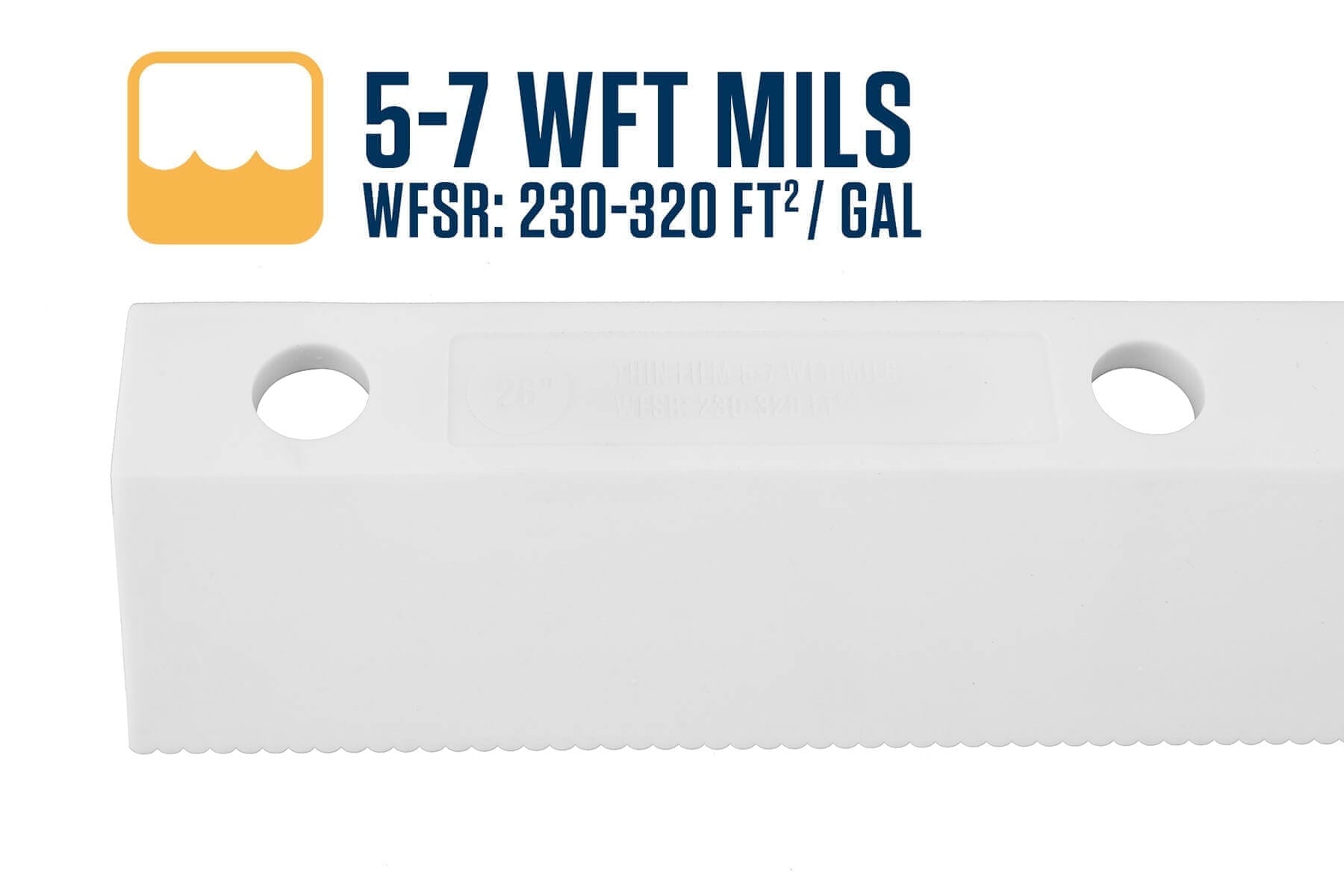 Seymour Midwest - Easy Squeegee™ avec lame de 5-7 WFT mils de 18'' ||79856 - Ceramed