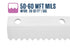 Seymour Midwest - Easy Squeegee™ avec lame de 50-60 WFT mils de 18'' ||79871 - Ceramed