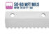 Seymour Midwest - Easy Squeegee™ avec lame de 50-60 WFT mils de 26'' ||79872 - Ceramed