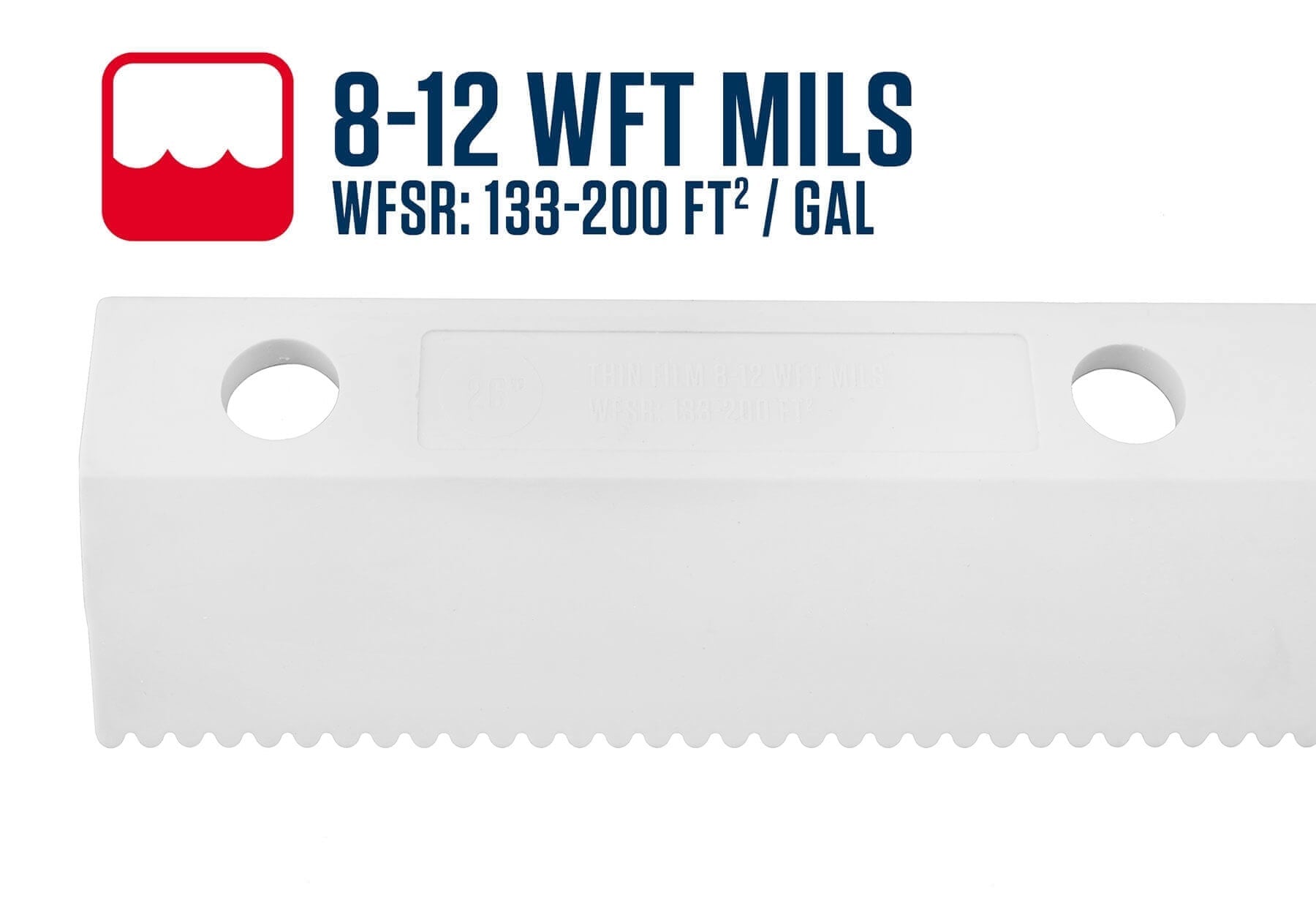 Seymour Midwest - Easy Squeegee™ avec lame de 8-12 WFT mils de 18'' ||79859 - Ceramed