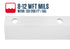 Seymour Midwest - Easy Squeegee™ avec lame de 8-12 WFT mils de 18'' ||79859 - Ceramed