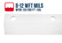 Seymour Midwest - Easy Squeegee™ avec lame de 8-12 WFT mils de 26'' ||79860 - Ceramed