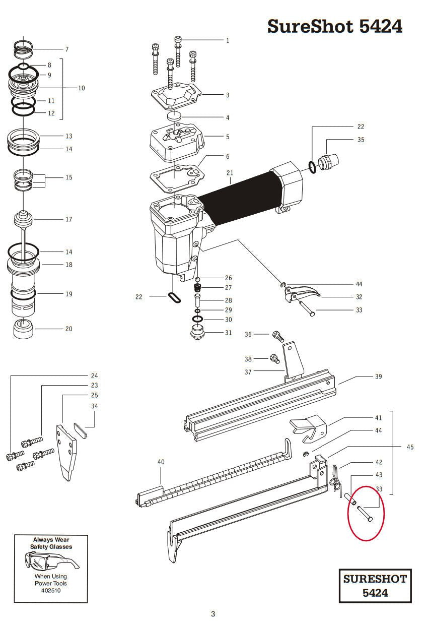 Shur-Fast - Anneau OMR 09.02 pour Sureshot 5424 ||1015336