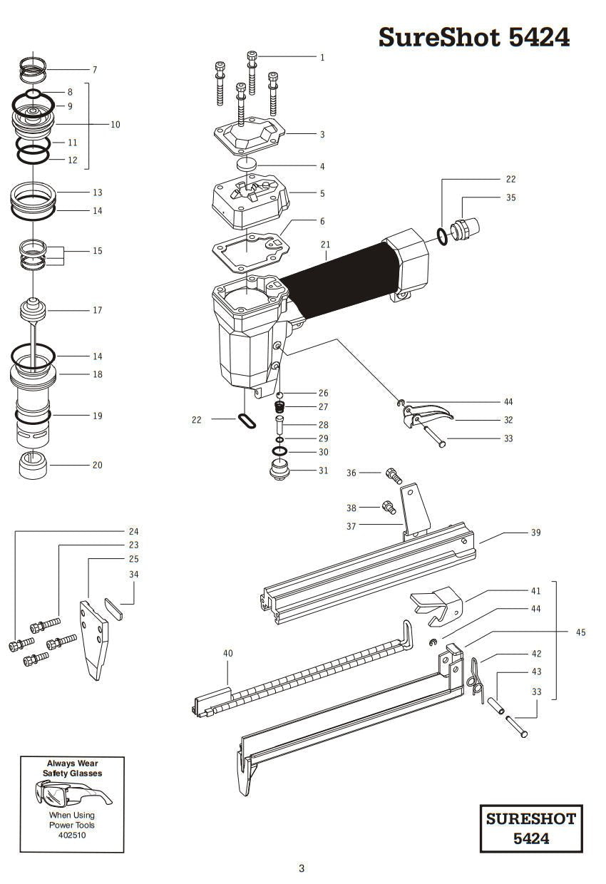 Shur-Fast - Goupille OMR 76.04 pour Sureshot 5424 ||1015335