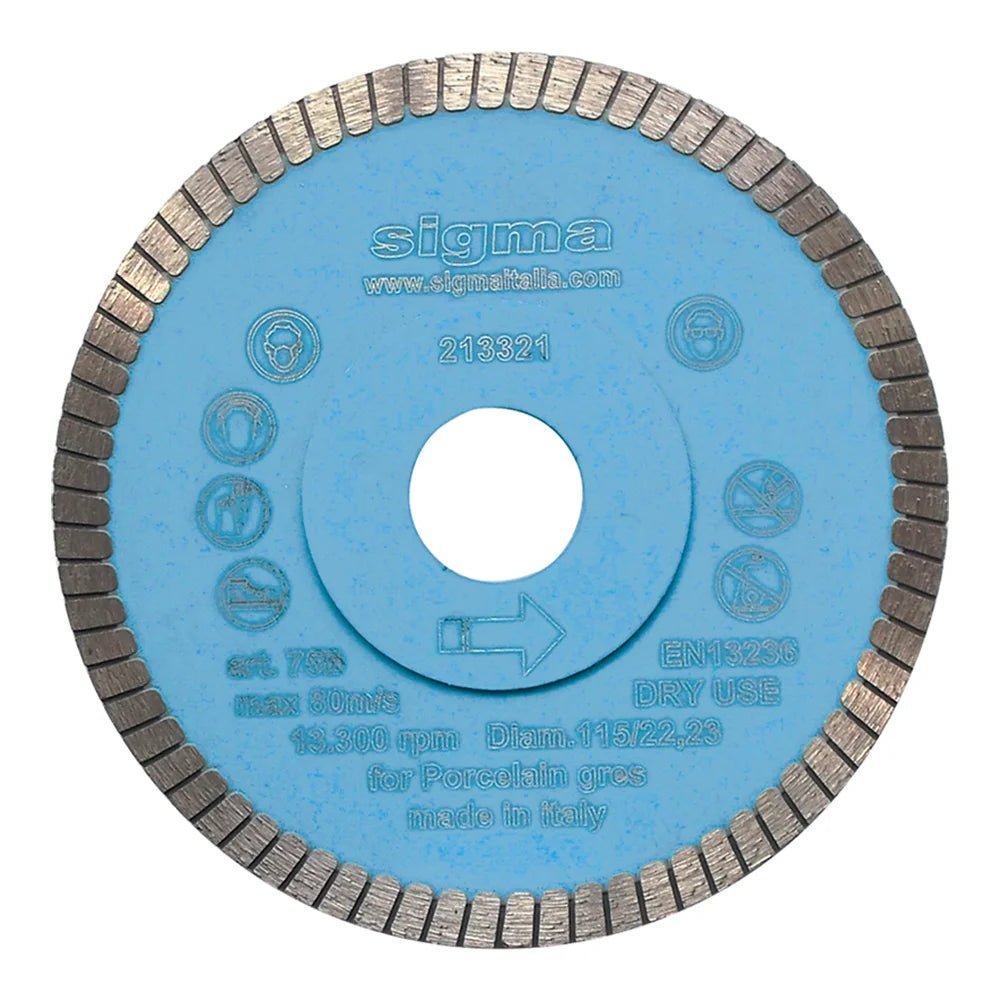 Disque diamanté turbo Sigma 115 mm (4-1/2 po)