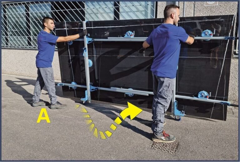 Sigma - Kera-Lift - Système de transport pour carreaux grands formats en aluminium - 340 cm (133-7/8") ||001A6 - Ceramed