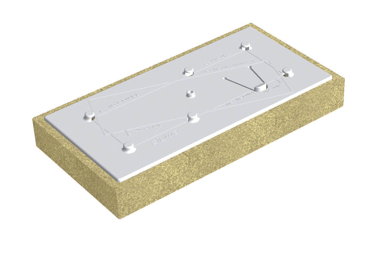 Sigma - Tampon éponge de rechange à haute absorption pour Flotte à coulis Sigma 48C7