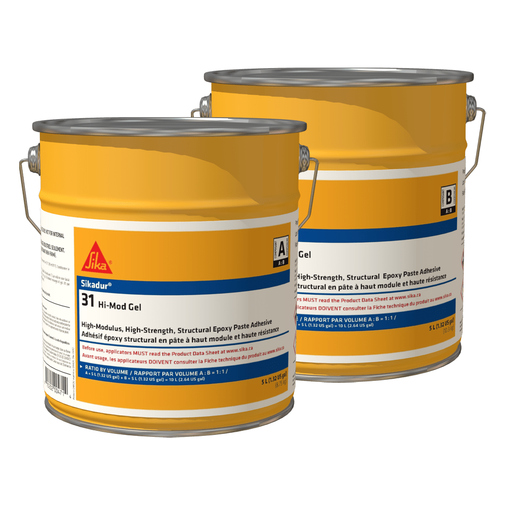 Sika - Adhésif époxy en pâte à haut module Sikadur-31 Partie A + B - 10 L