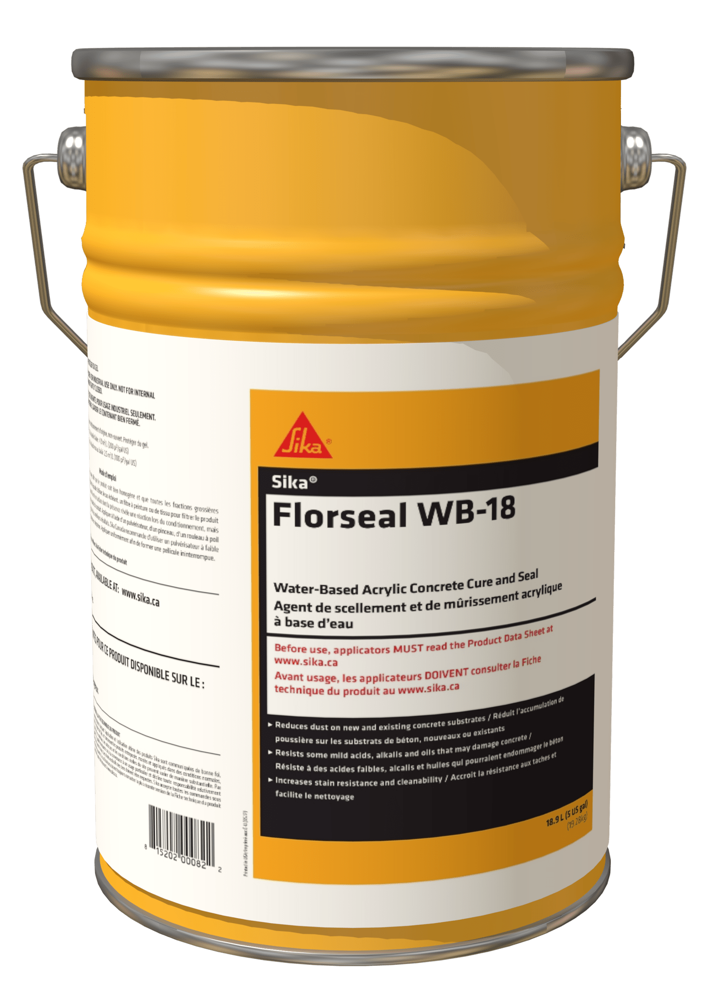 Sika - Florseal WB-18 Agent de scellement et de murrissement 18.9 L