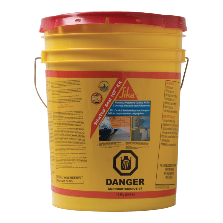Sika - Mortier de réparation SikaTop Seal-107CA 4 partie A + 4 partie B - 72 kg