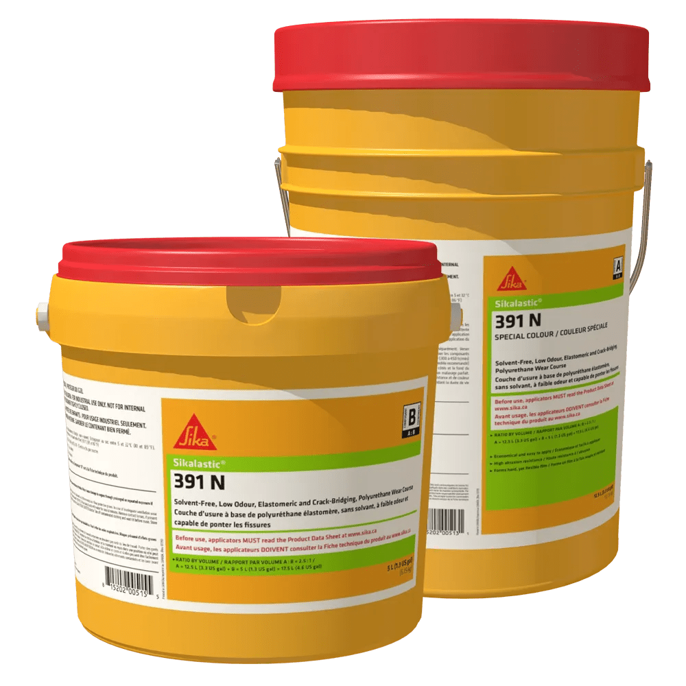 Sika - Revêtement polyurée Sikalastic-391 N RAL 7015 Gris Ardoise Partie A + B - 17.5 L
