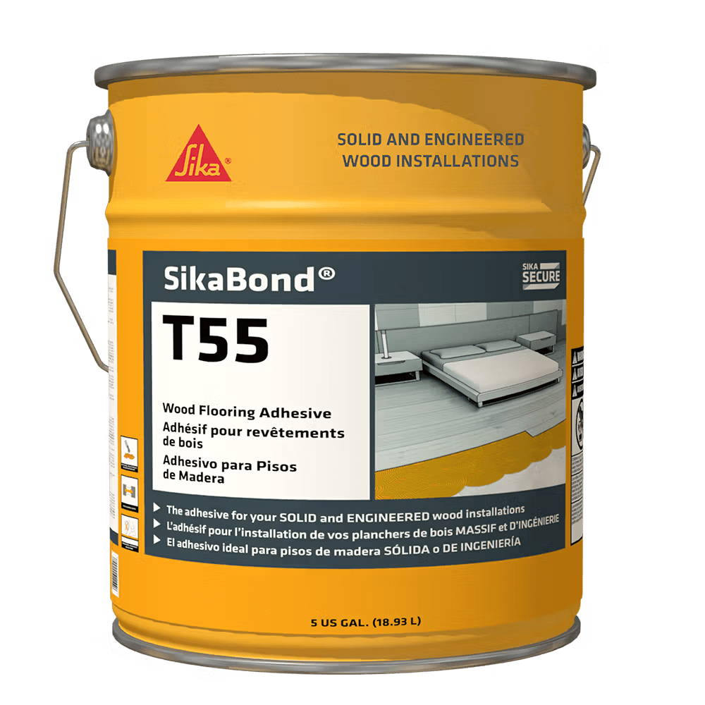 Sika - Sikabond T55 Adhésif polyuréthane pour revêtements de sol en bois - 18.9 L ||SK-F04334 - Ceramed