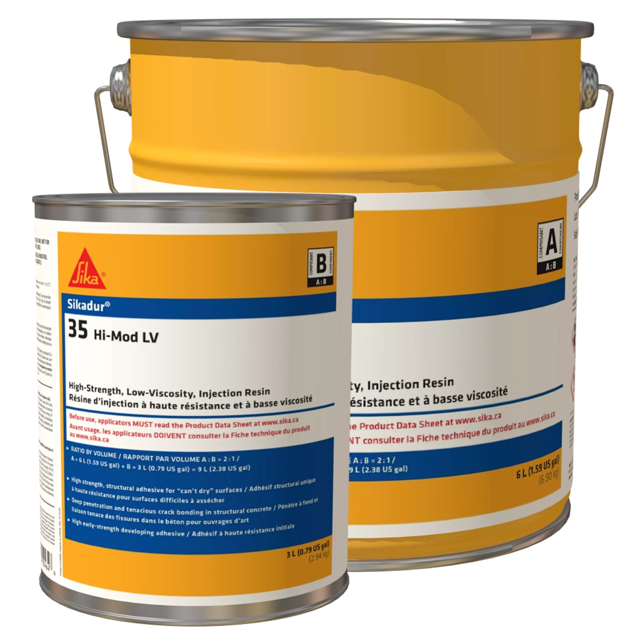 Sika - Sikadur-35 Hi-Mod Lv (Ab) 12x450