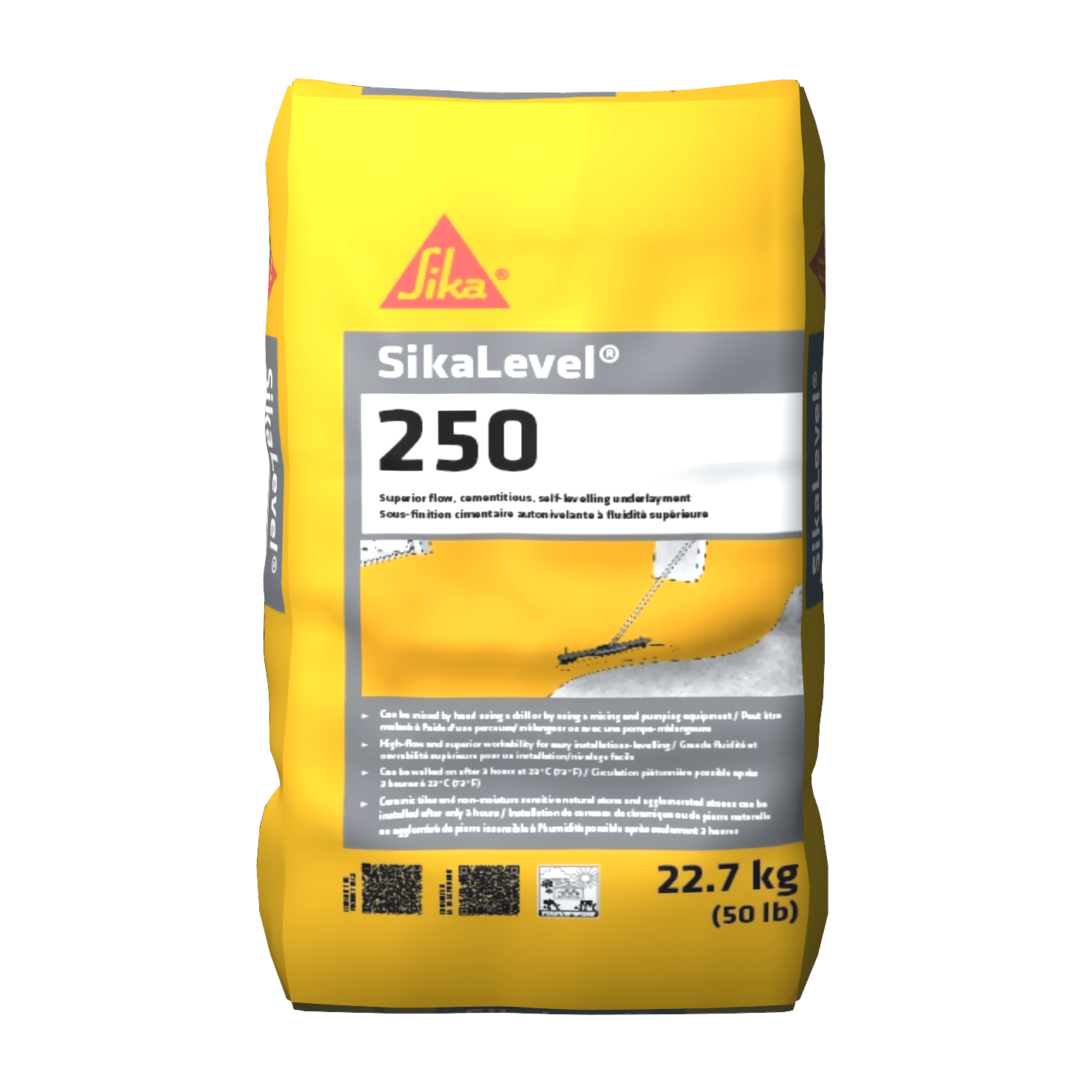 Sika SikaLevel-250 - Sous-finition cimentaire autonivelante sac de 22,7 kg