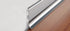 Progress Profiles - Base murale Skirting 40 avec adhésif acier inoxydable poli 1-9/16" (40 mm) x 7/16" x 6' 6-3/4"