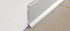 Progress Profiles - Base murale Skirting 60 avec adhésif aluminium anodisé argent 2-3/8" (60 mm) x 3/8" x 6' 6-3/4"