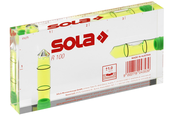 Sola - Niveau R 100 - 3-15/16" ||R100 - Ceramed