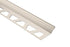 Schluter Systems - Finec-Sq Profile 1/2 Alum Creme ||FSQ125TSC