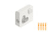 Schluter - Jolly Corner Ext 3/8 Alum Matt White ||EV/J100MBW