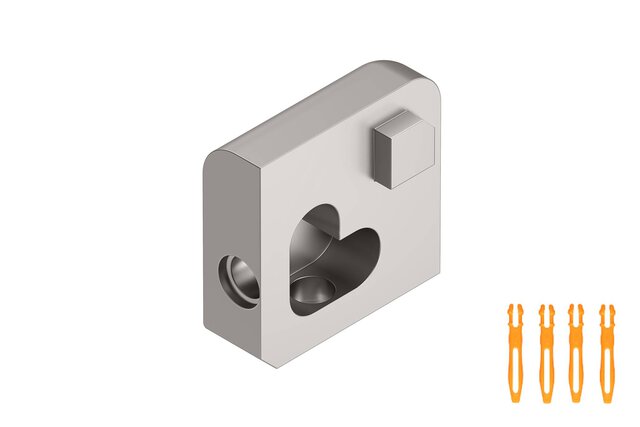 Schluter - JOLLY COIN EXT 5/16 ALUM MAT ||EV/J80AE