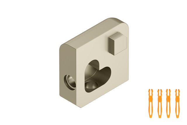 Schluter - Jolly Coin Ext 5/16 Alum Nickel Mat ||EV/J80AT