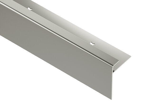 Schluter Systems - Vinpro-Step-R 11/32 Alum Nickel Brosse ||VPSTRL90ATGB