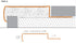 Schluter Systems - TREP-GS 1-3/16" MARCHE 9/16" INOX Transp ||GSEB150T