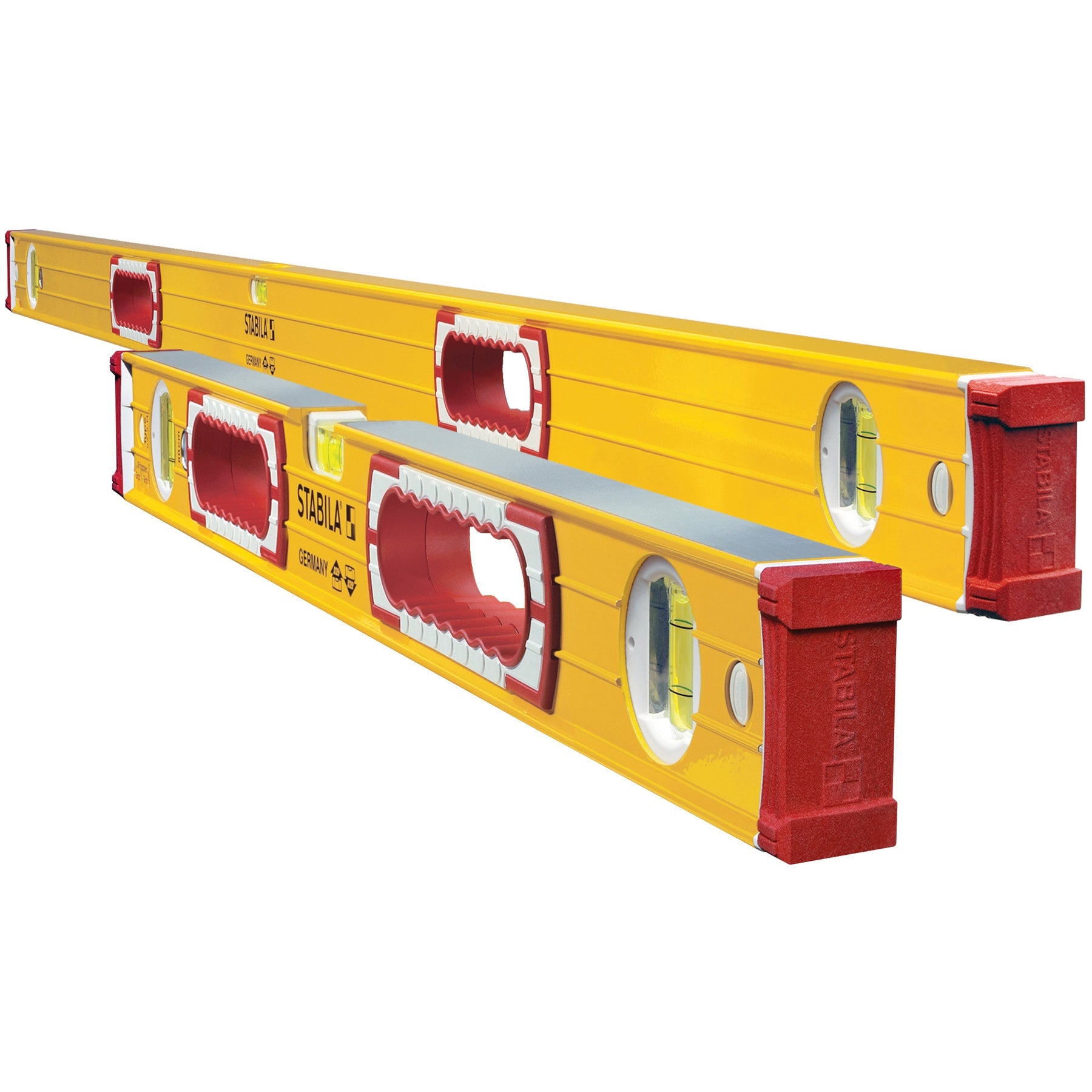 Stabila - Ensemble de niveaux à bulle de type 196 de 32 et 58 po pour carreleurs