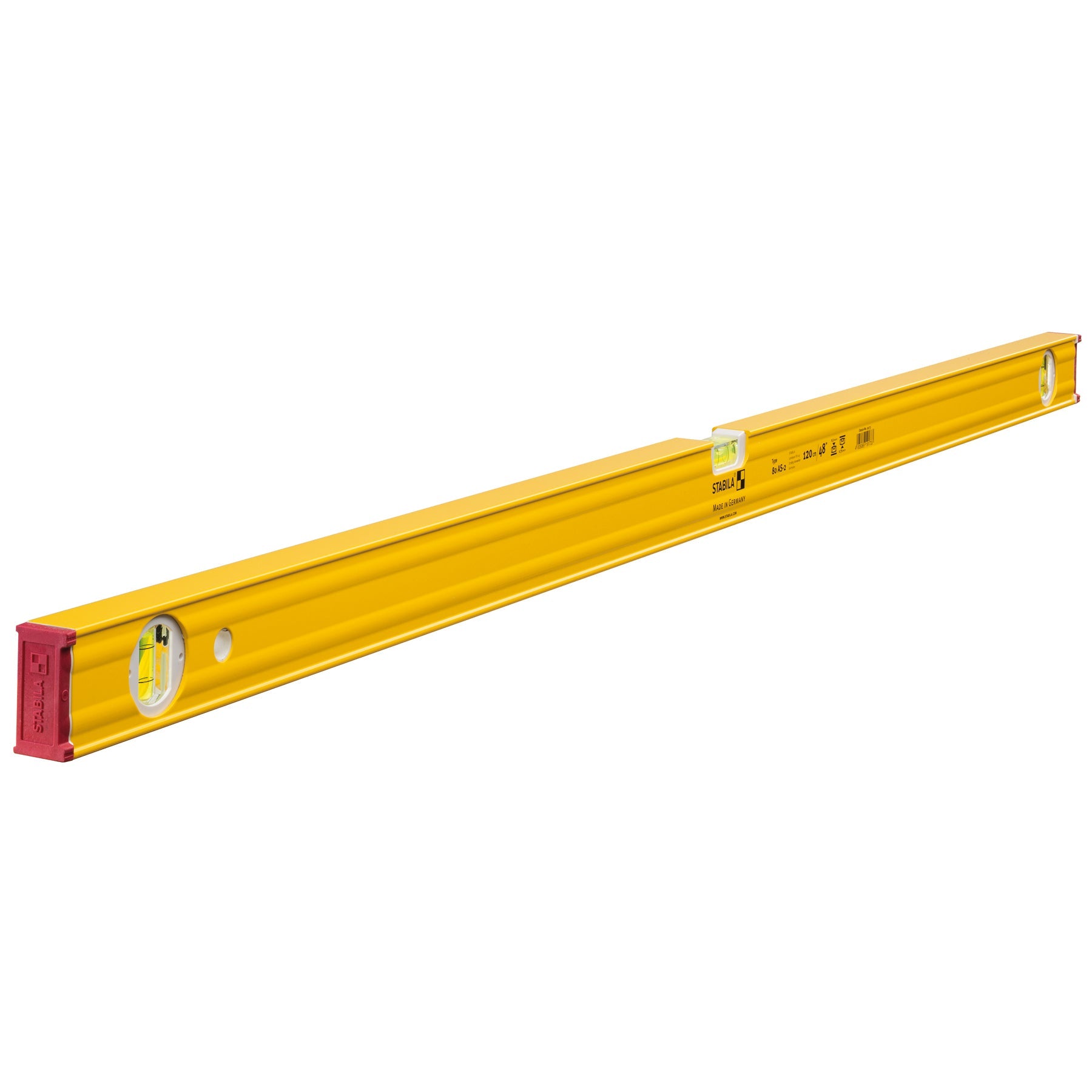 Stabila - Niveau à bulle Type 80 AS-2, 48" (120 cm) ||29048 - Ceramed