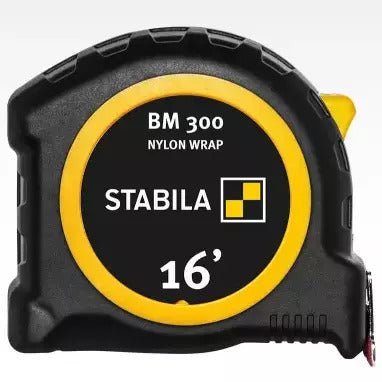 Stabila - Ruban à mesurer BM 300 avec échelle impériale 16' ||30516 - Ceramed