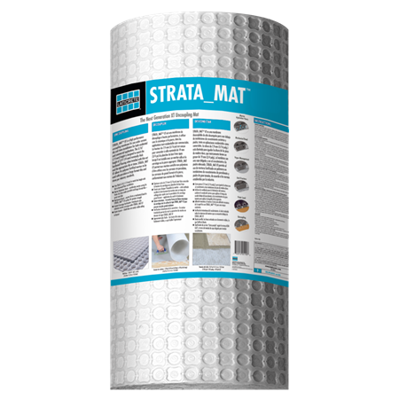 Laticrete - Membrane de désolidarisation Strata-Mat en rouleau 45" x 40'- 3 mm (150 pi²)