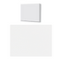Fusion - Super White 4" x 48" - 12 mm - Seuil de douche en pierre artificielle polie ||THSW48-04