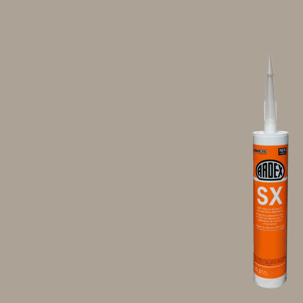 Ardex - SX Scellant 100%-silicone pour carreaux et pierres - Dove Gray #18 - 10.1 oz