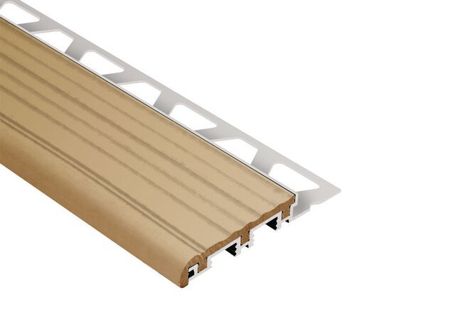 Systèmes Schluter - Trep-B Insert en aluminium 5/16" 2-1/8" Beige Cl ||HB8B
