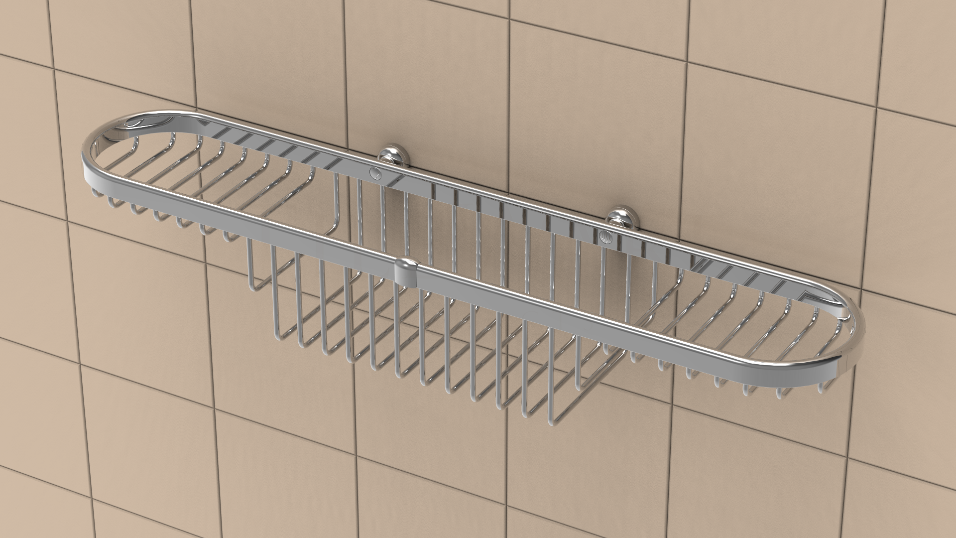 TileWare - Panier combiné Promessa Series Chrome poli