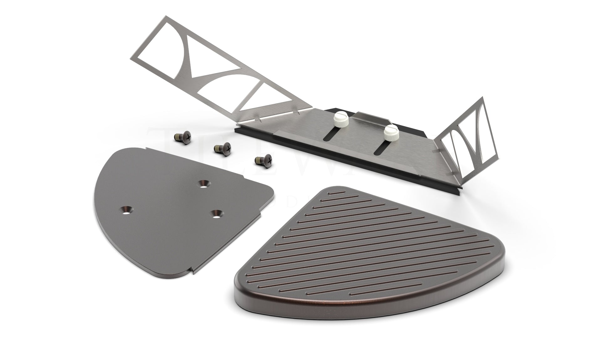 TileWare - Pieds d'appui Victoria Series Bronze frotté à l’huile