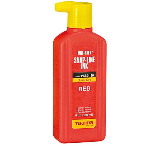 Tajima - Encre à séchage rapide rouge - 180ml / 6oz ||PSS2-180 - Ceramed