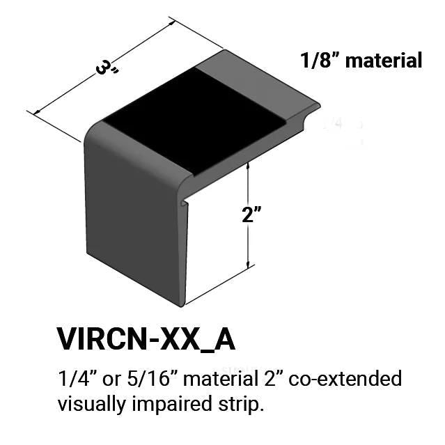 Tarkett - 3/8 Vi Sq. Nose 3-1/8 X2 For 1/4 TA4 ||440654144 - Ceramed