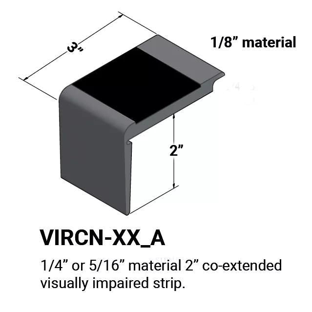 Tarkett - 3/8 Vi Sq. Nose 3-1/8 X2 For 1/4 TA6 ||440654145 - Ceramed