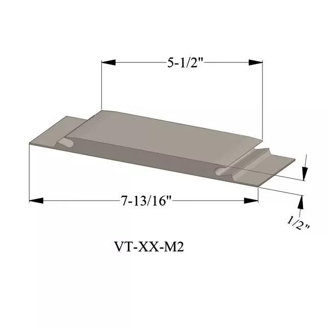 Tarkett - 5-1/2 X 3 X 1/2 Seuil De Vinyle 22 ||440672009 - Ceramed