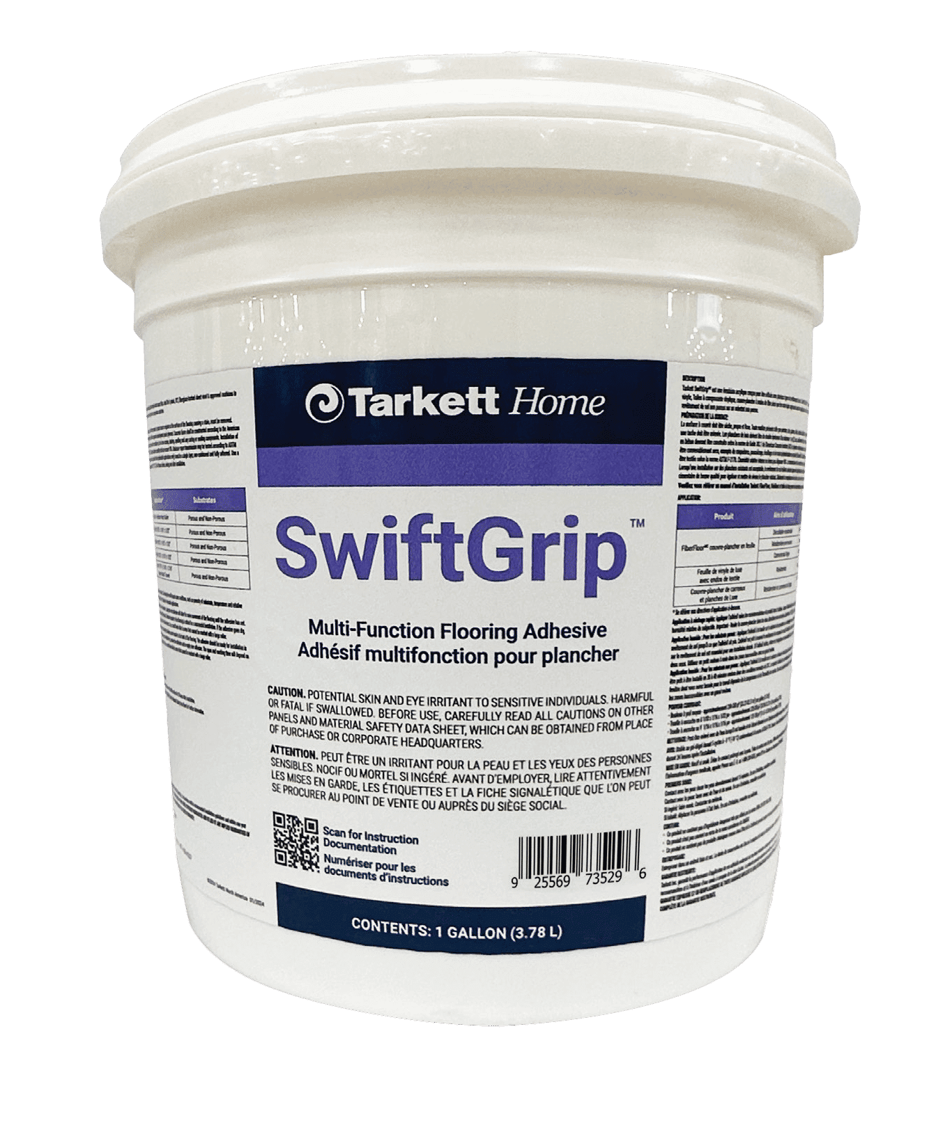 Tarkett - Adhésif multifonction SwiftGrip 1 gal (paquet de 4) ||SG-04 - Ceramed