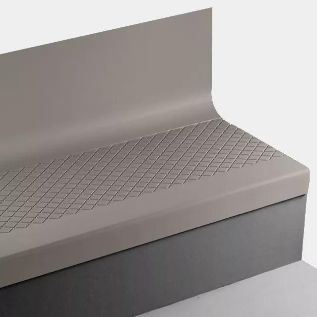 Tarkett - Angle Fit Marche d'escalier en caoutchouc avec contremarche intégrée Diamond 80 Fawn 48" ||400237061 - Ceramed