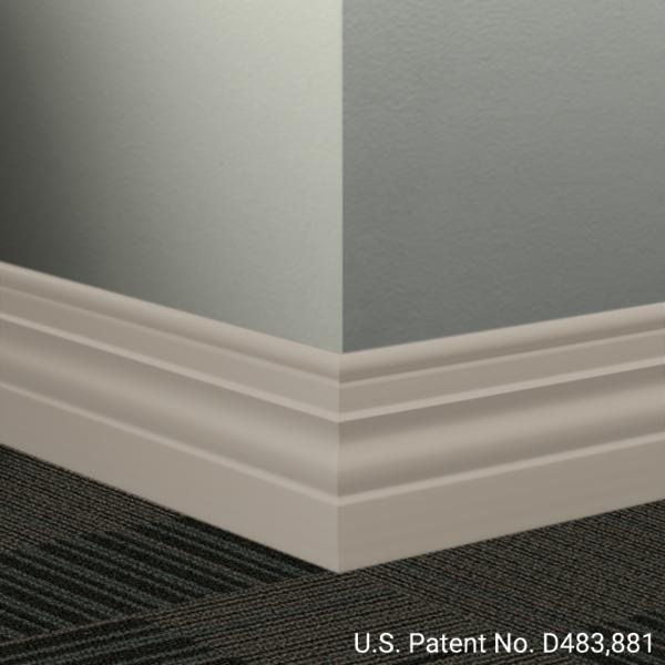 Tarkett - Base murale de type Millwork #121 Cement Diplomat 4-1/2" x 8' (paquet de 6)