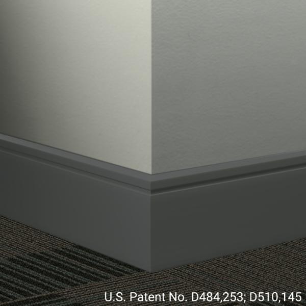 Tarkett - Base murale de type Millwork #82 Black Pearl Reveal 4-1/4" x 8' (paquet de 4)