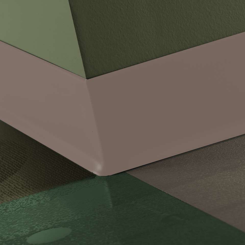 Tarkett - Caoutchouc thermoplastique Duracove 1/8" (type TP) - DC 176 4 X 120 1/8 TOE Duracove 4" #176 Brass - Wallbase 120'