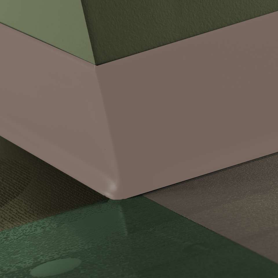 Tarkett - Caoutchouc thermoplastique Duracove 1/8" (type TP) - DC 176 6 X 100 1/8 TOE Duracove 6" #176 Brass - Wallbase 100'