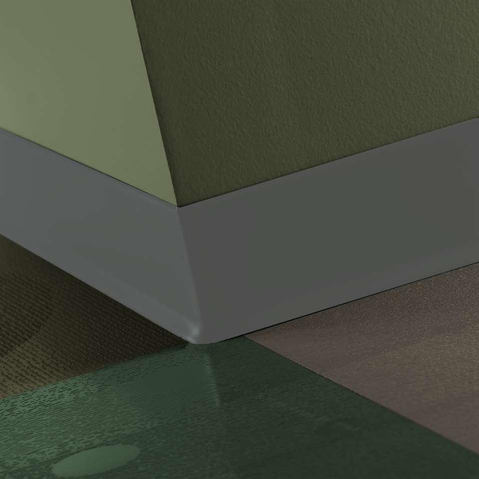 Tarkett - Caoutchouc thermoplastique Duracove 1/8" (type TP) - DC 20 2.5 X 120 1/8 TOE Duracove 2 1⁄2” #20 Charcoal - Wallbase 120'