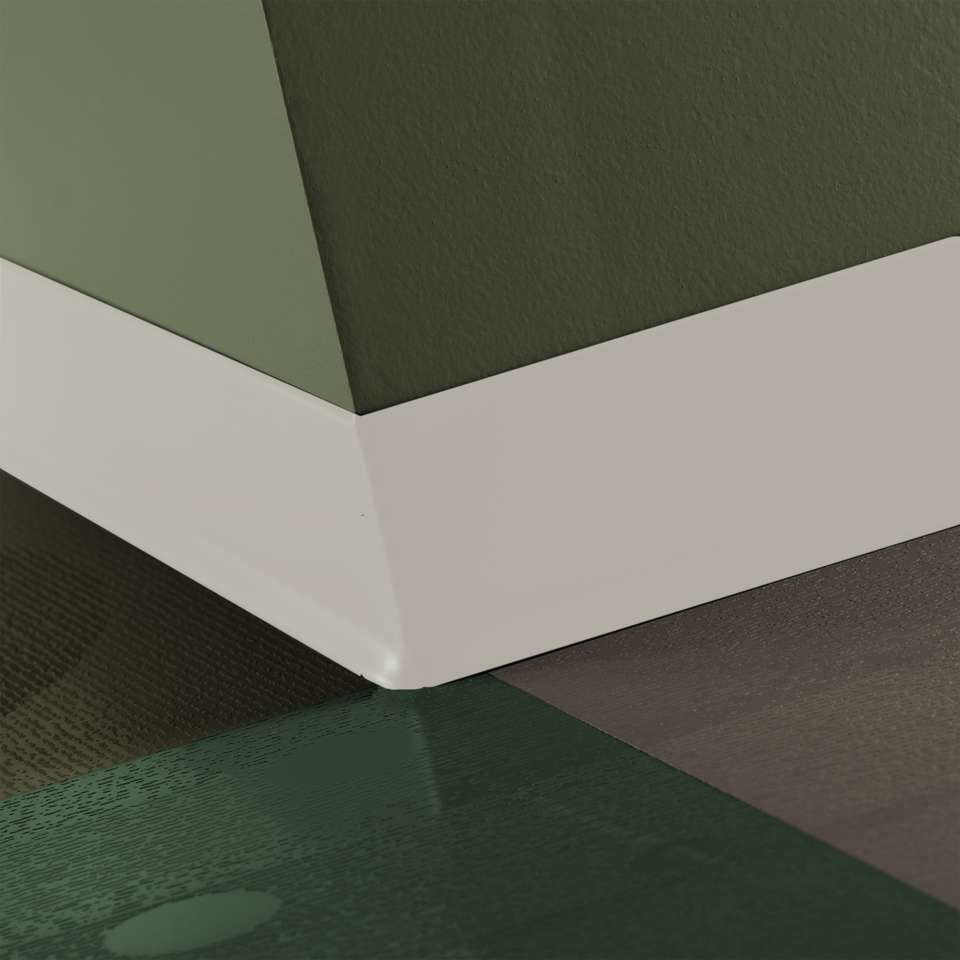 Tarkett - Caoutchouc thermoplastique Duracove 1/8" (type TP) - DC 27 2.5 X 120 1/8 TOE Duracove 2 1⁄2” #27 Mist - Wallbase 120'